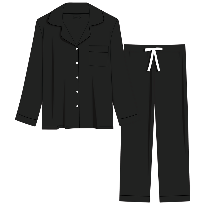 Allie Black Bamboo Women's Luxe Lounge Set