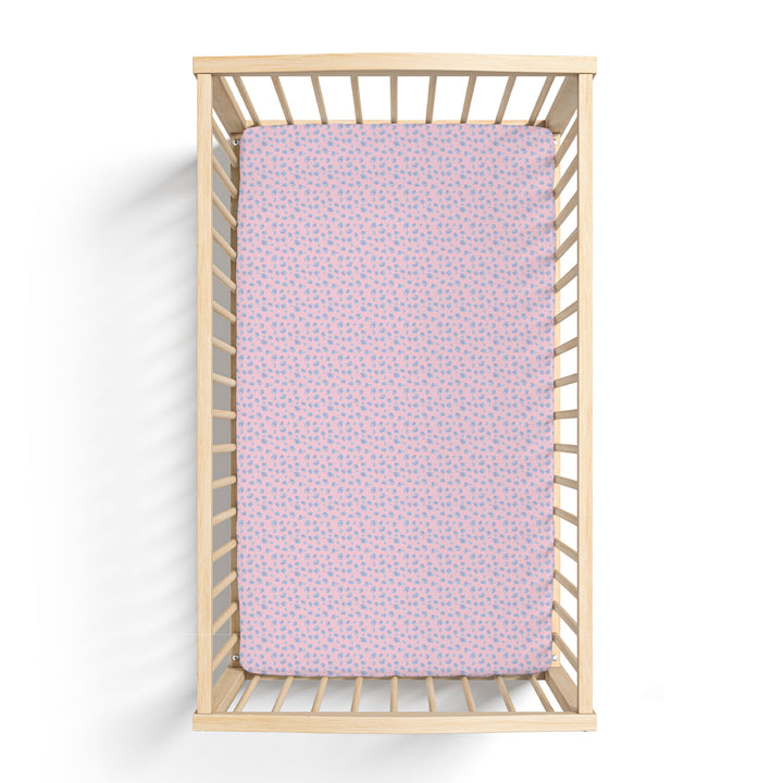 Lillian Leopard Bamboo Crib Sheet-Crib Sheet-Laree + Co.