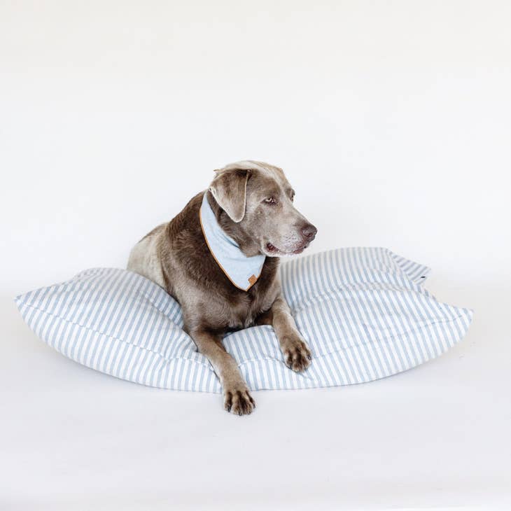 Upcycled Stripe Dog Bed