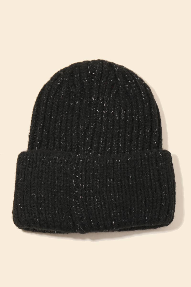 Ribbed Knitted Beanie