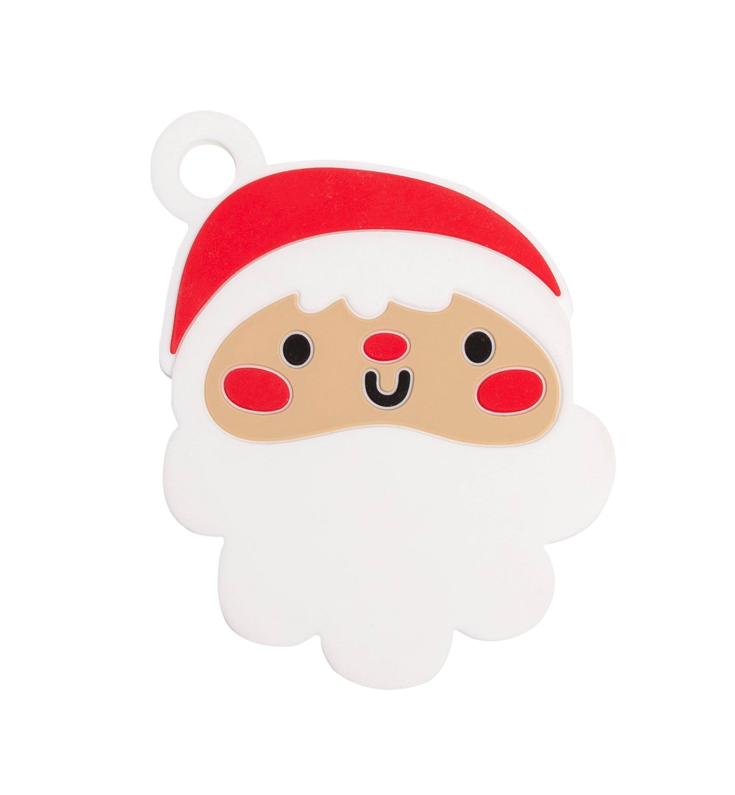 Silicone Christmas Teether, Santa, BPA Free