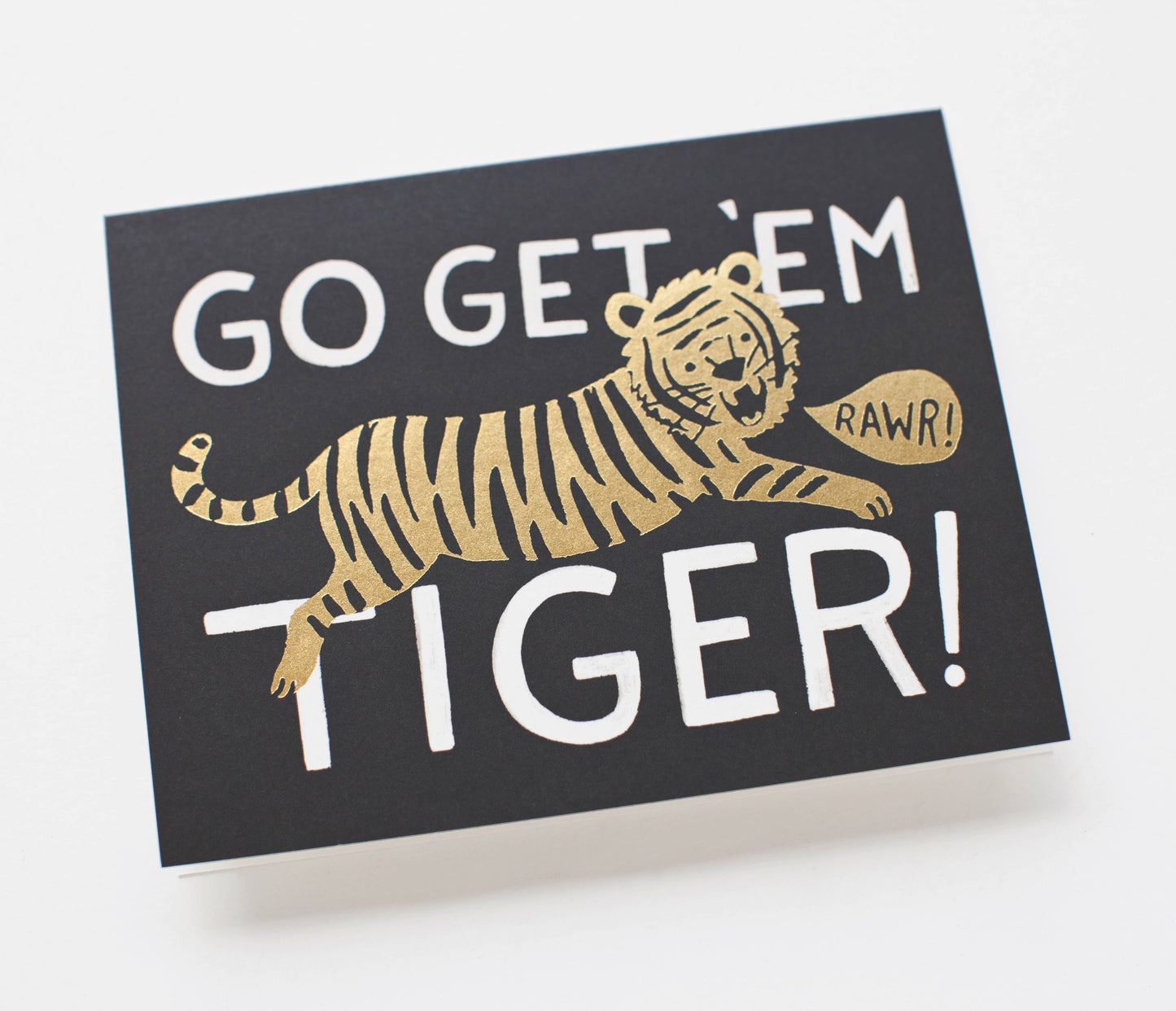 Go Get 'Em Tiger card