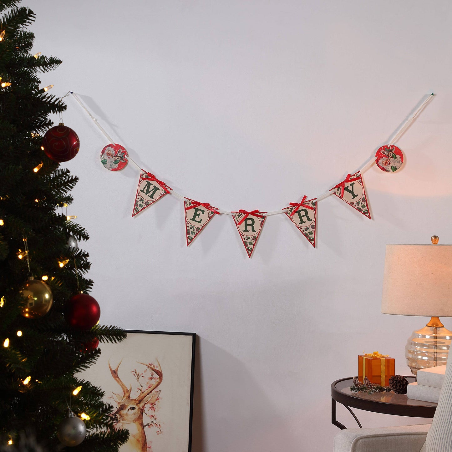 Vintage Banner - Merry