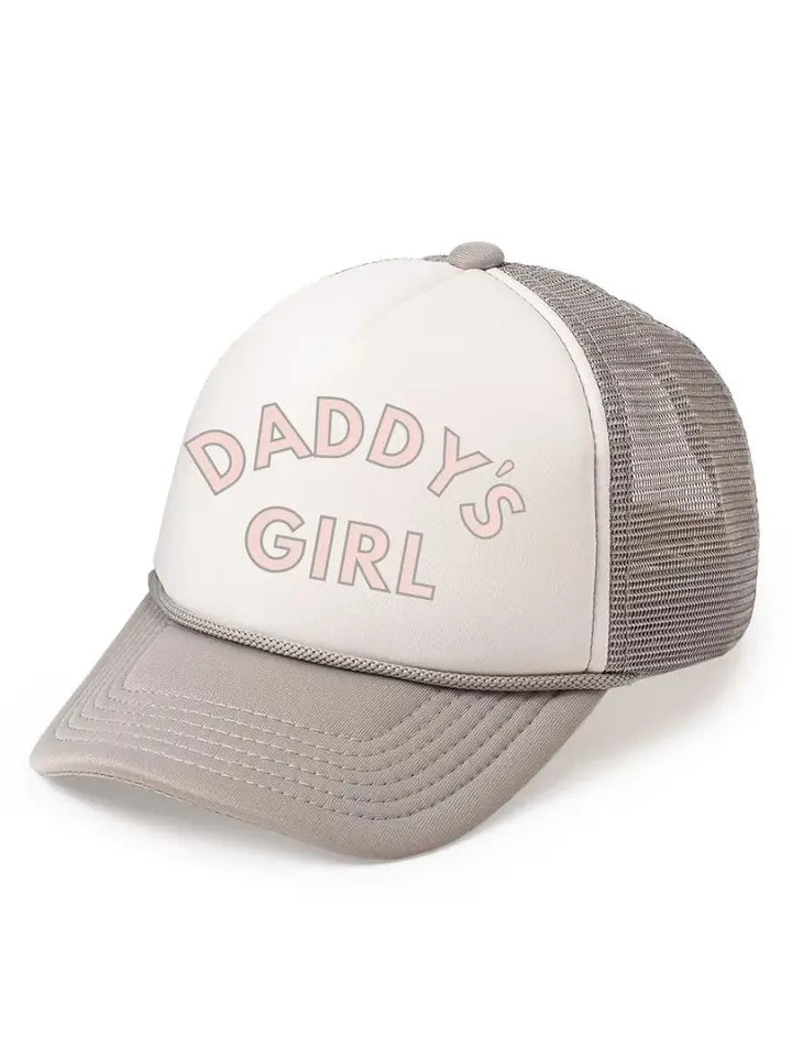 Daddy's Girl Trucker Hat - Family Fun -Father's Day Kids Hat