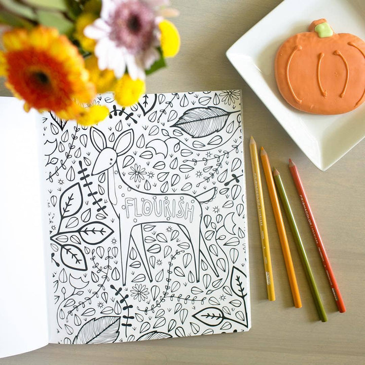 Together: A Mommy + Me Coloring Book