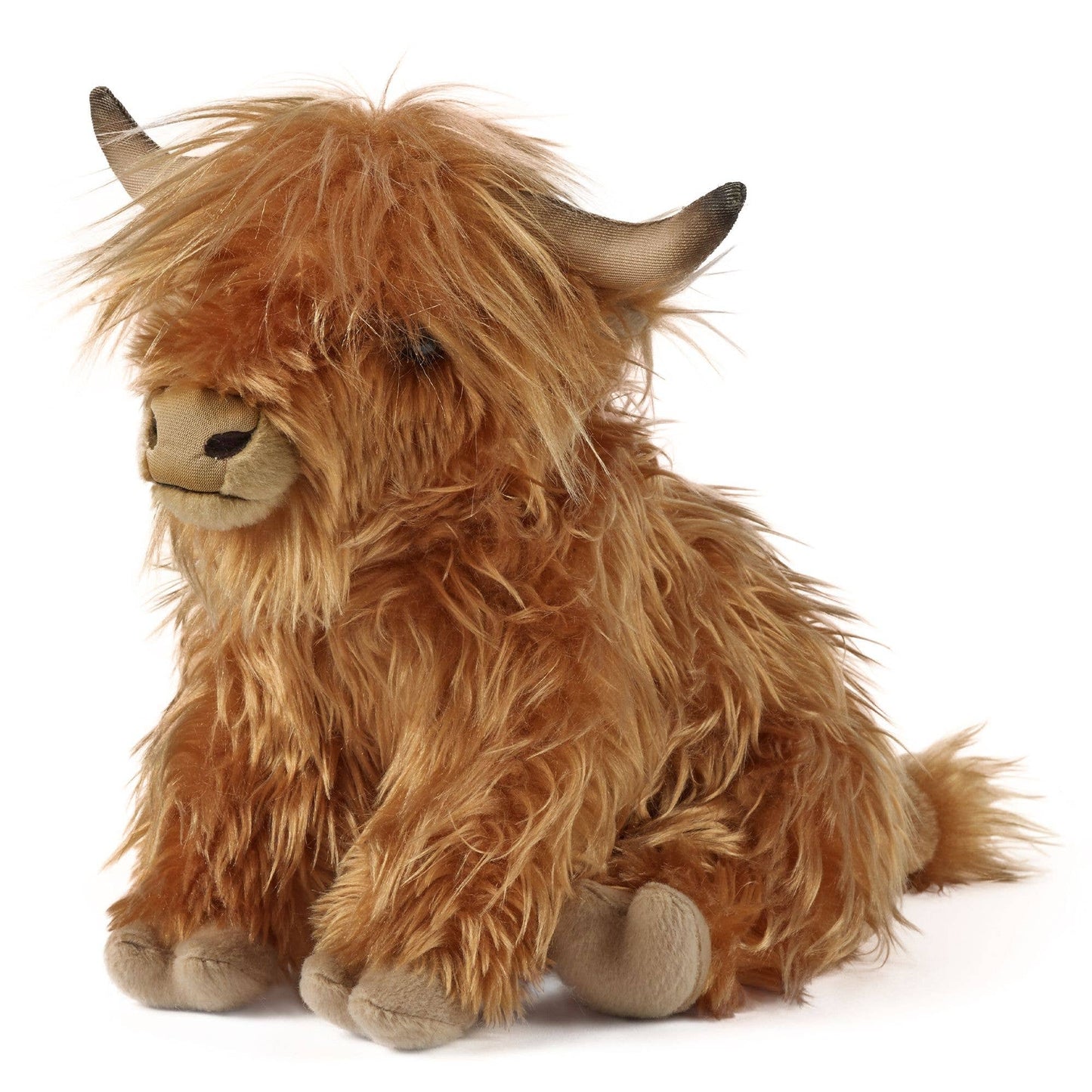 Living Nature Highland Cow Large with Sound Plush