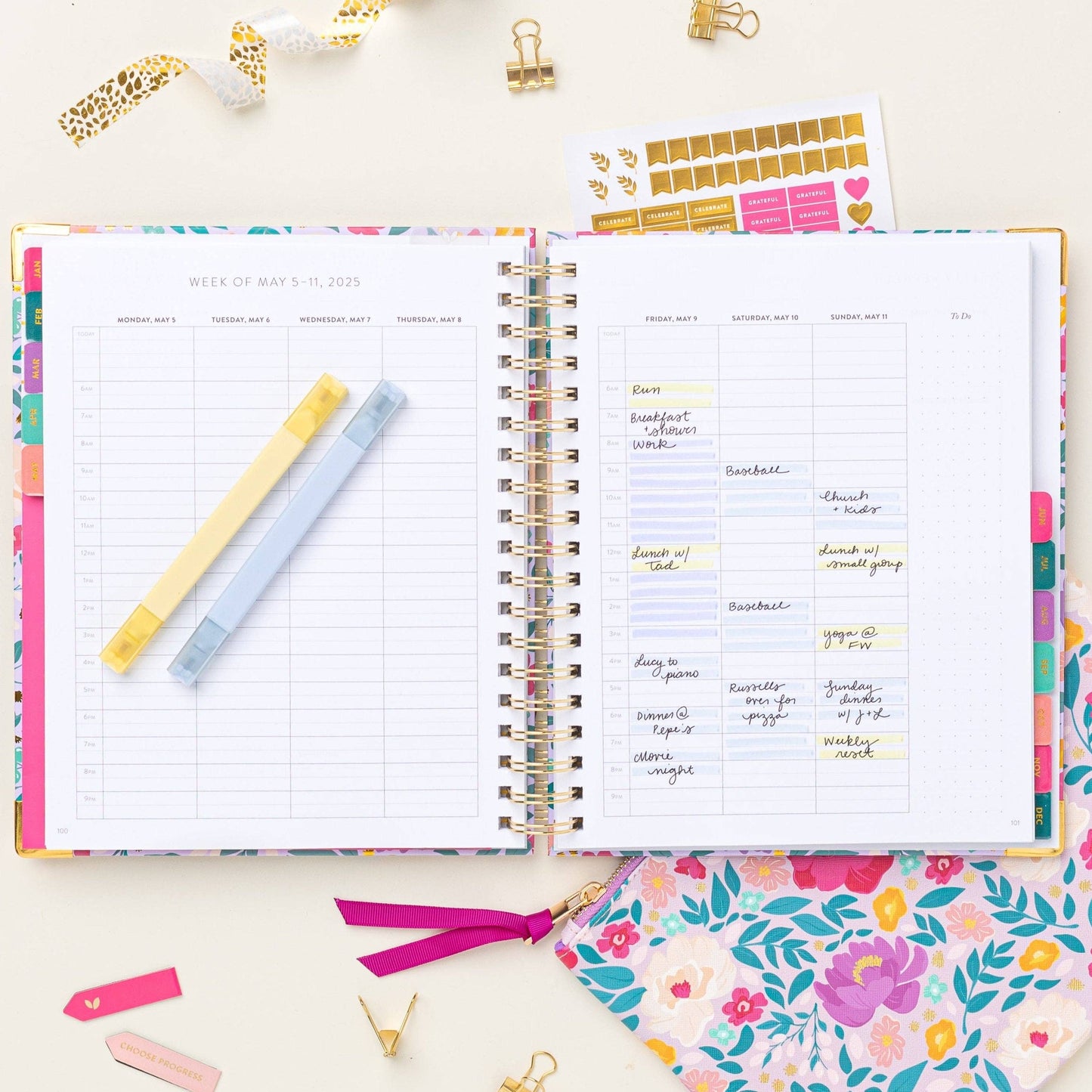 2025 Season by Season Weekly Planner | Lilac Blooms