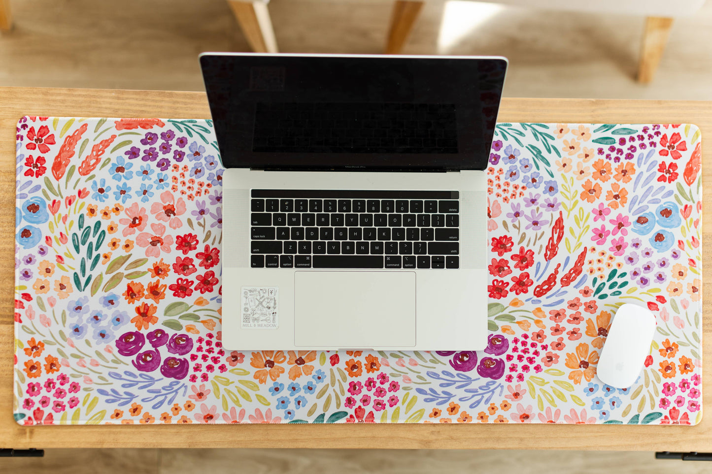 Countryside Blooms Desk Pad