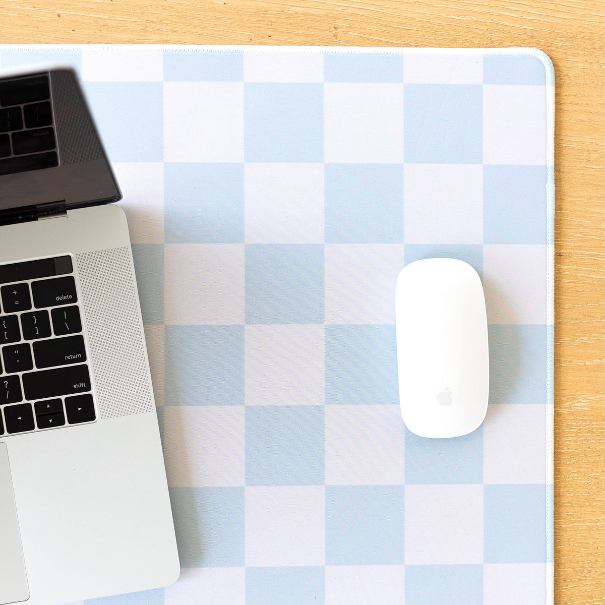 Blue Checker Desk Pad – Laree + Co.