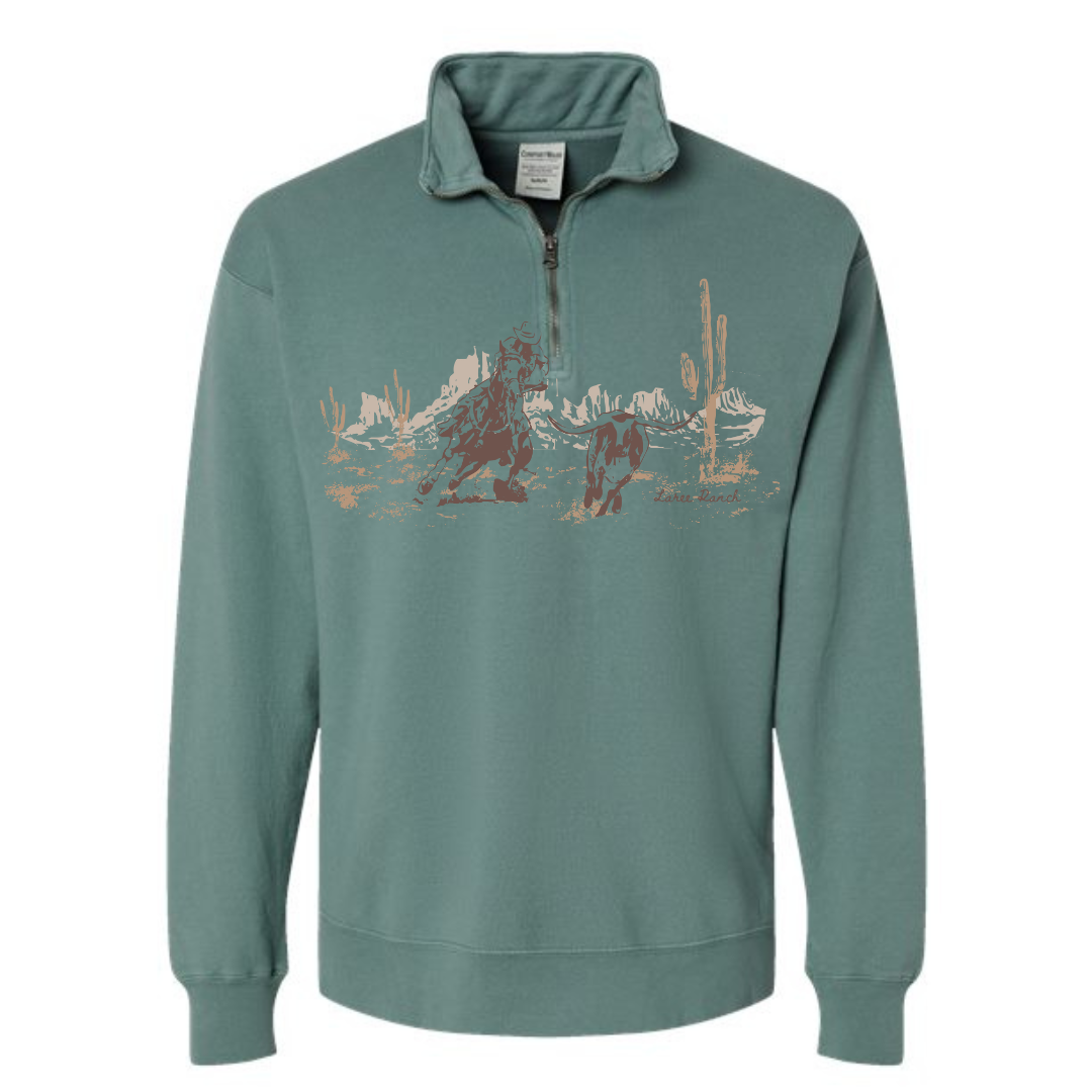 Wild West Adult Quarter Zip | Laree Ranch