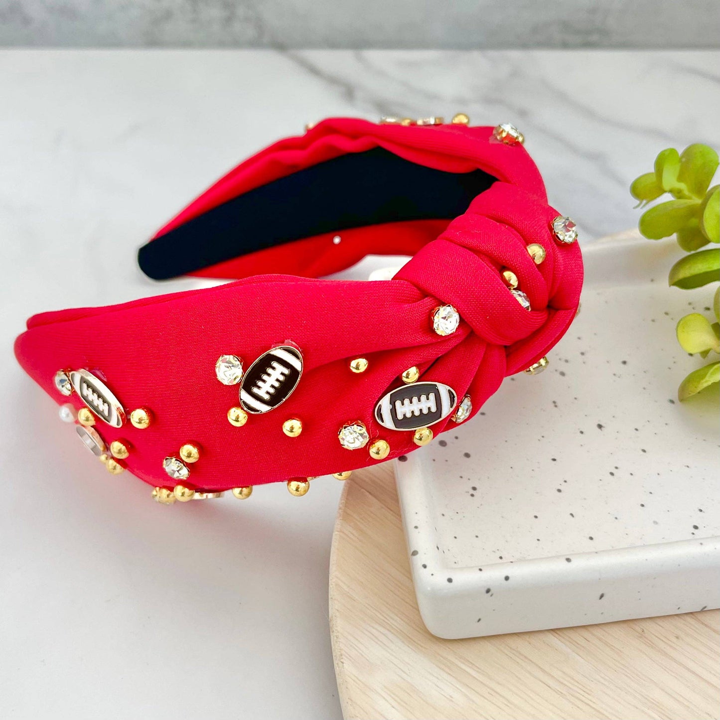 Football Headband - Red