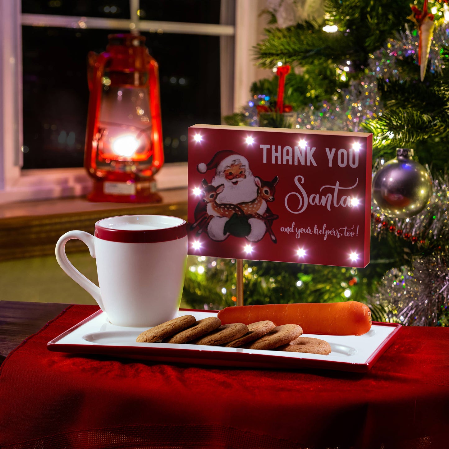 Santa Milk and Cookie Tray