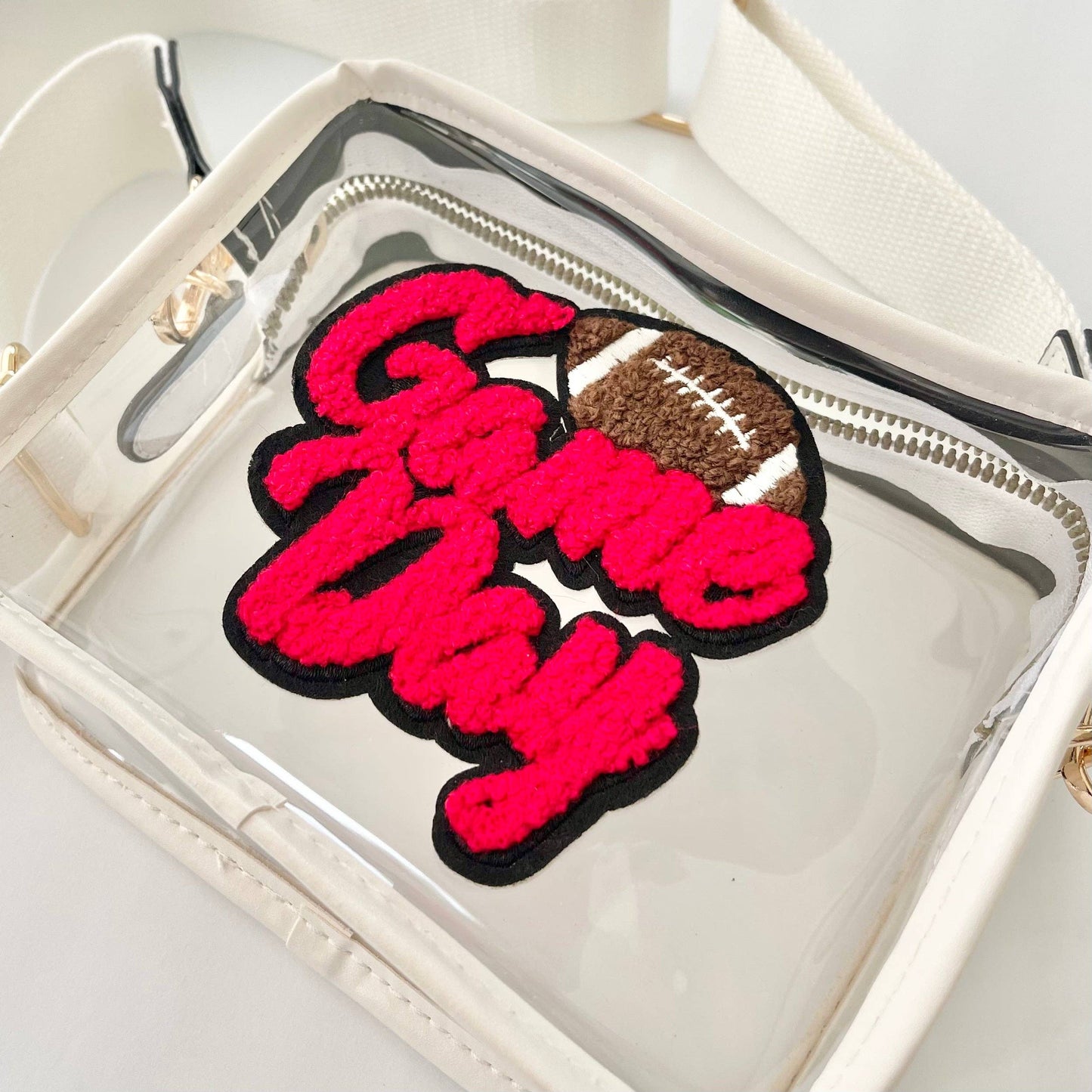 Gameday White Stadium Bag