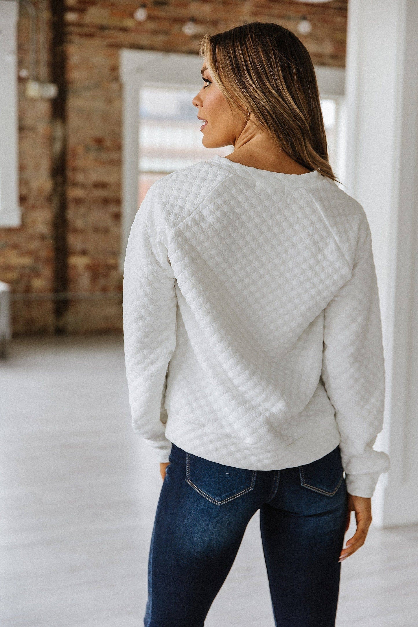 Seth Quilted Long Sleeve Top