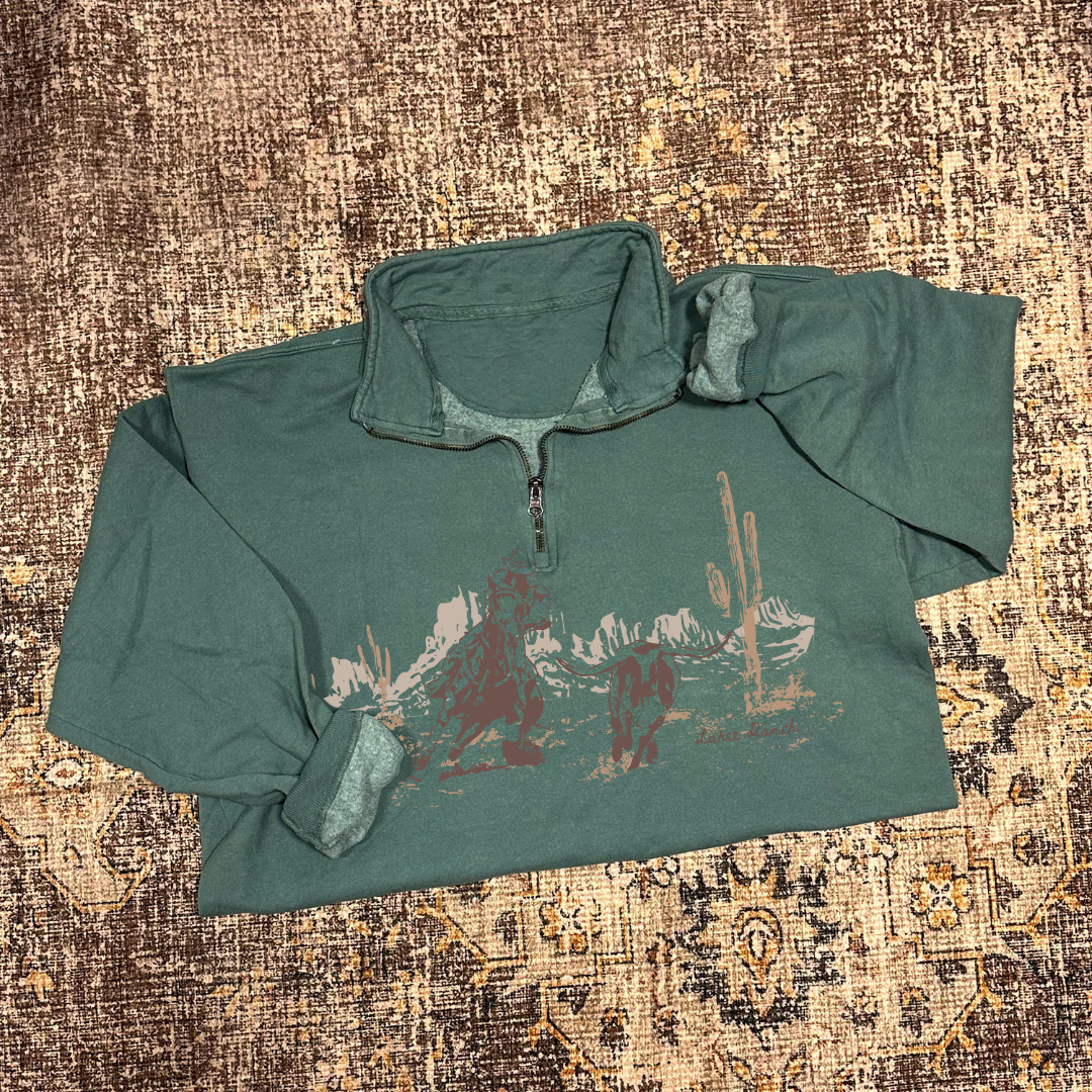 Wild West Adult Quarter Zip | Laree Ranch