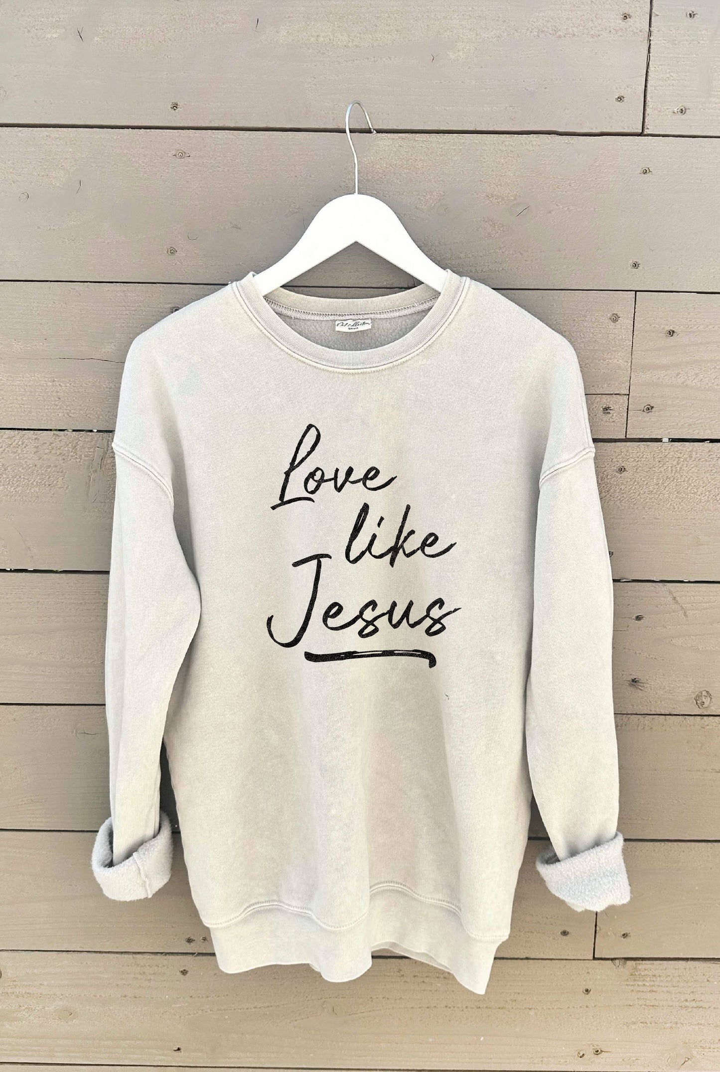 Love Like Jesus Mineral Graphic Sweatshirt