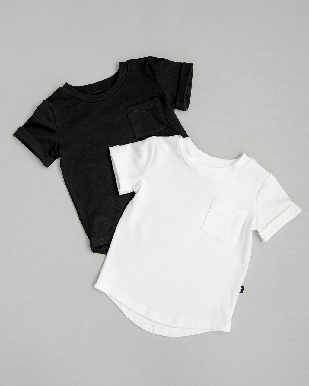 Cream Kids Pocket Tee