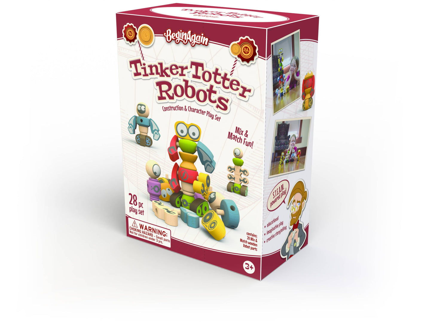 Tinker Totter Robots - 28 Piece Character Playset