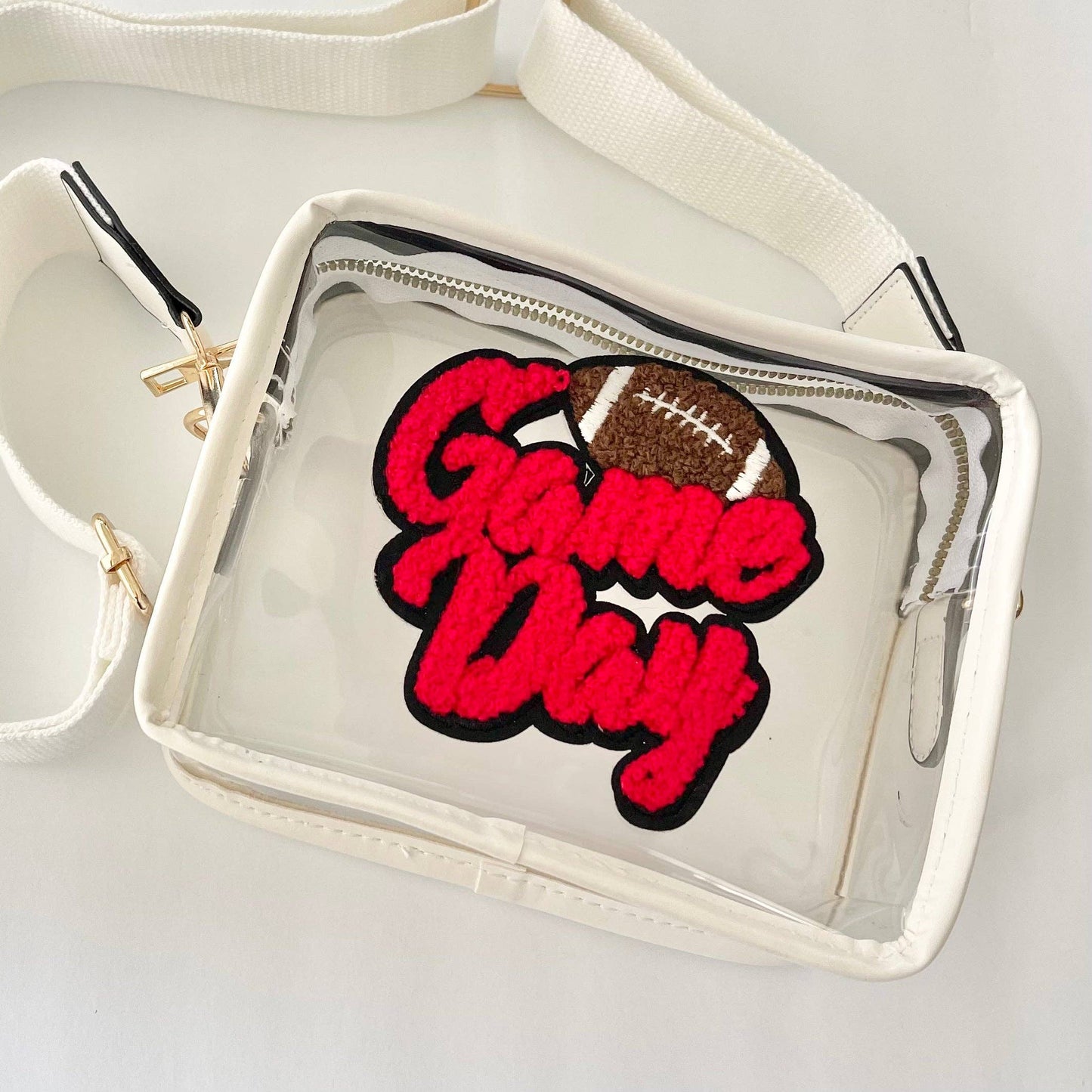 Gameday White Stadium Bag