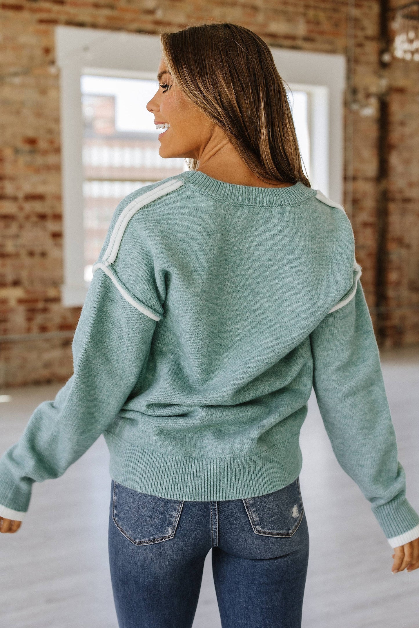 Shanda Crewneck Knit Sweater 