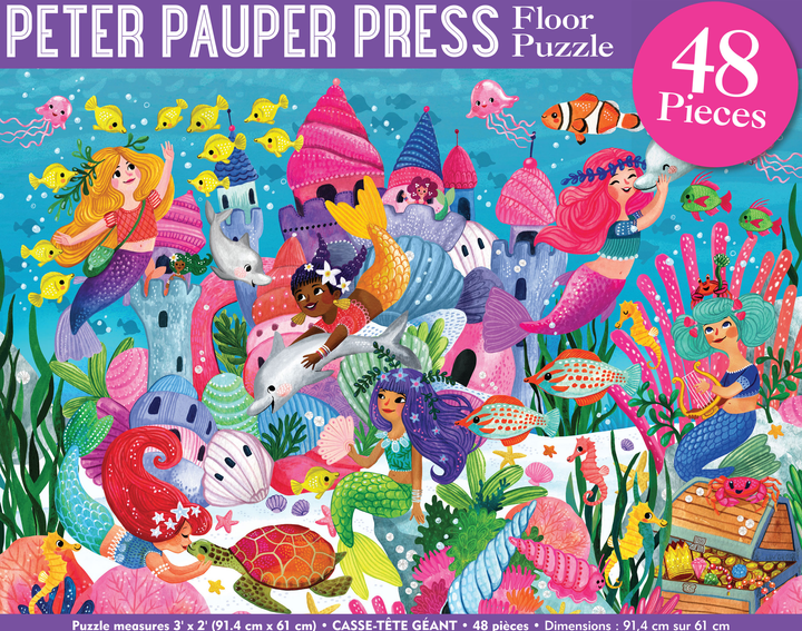 Mermaid Adventure Kids' Floor Puzzle