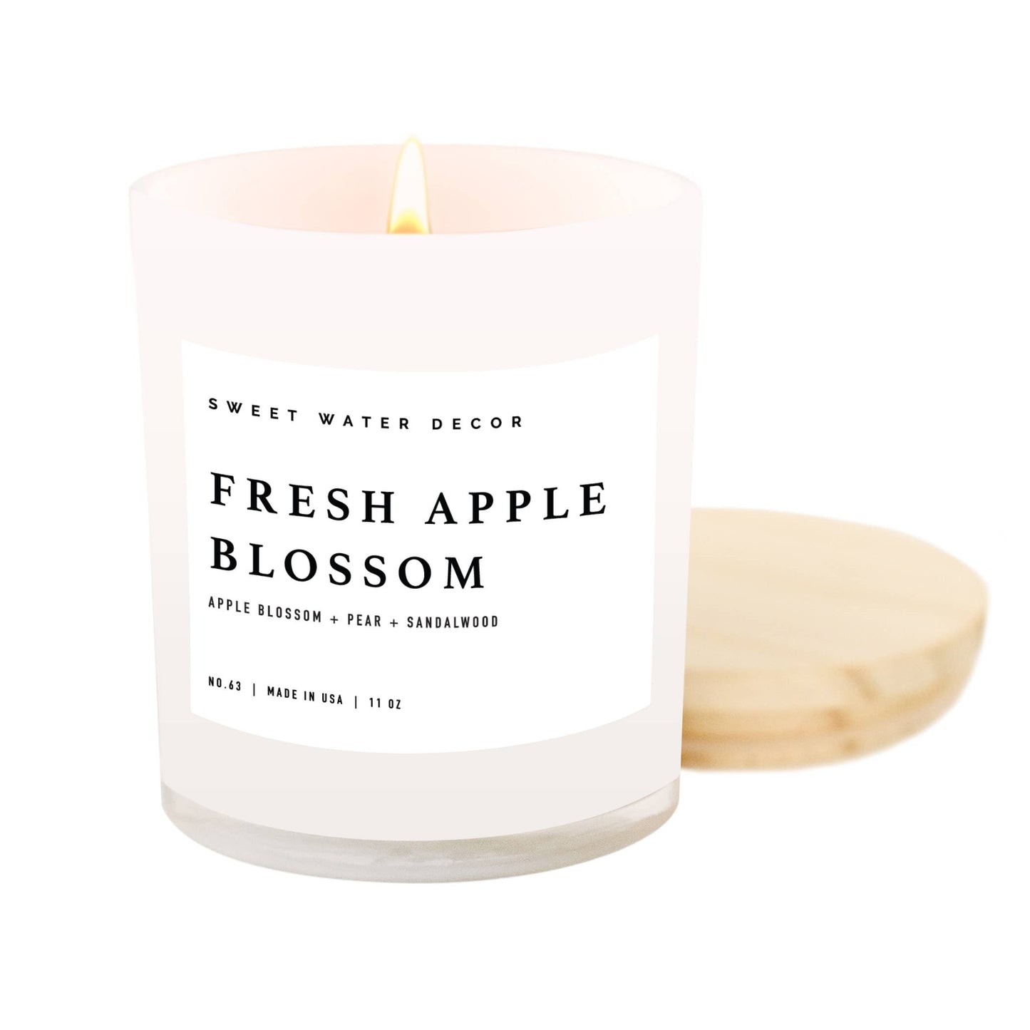 Fresh Apple Blossom 11 oz Soy Candle - Home Decor & Gifts