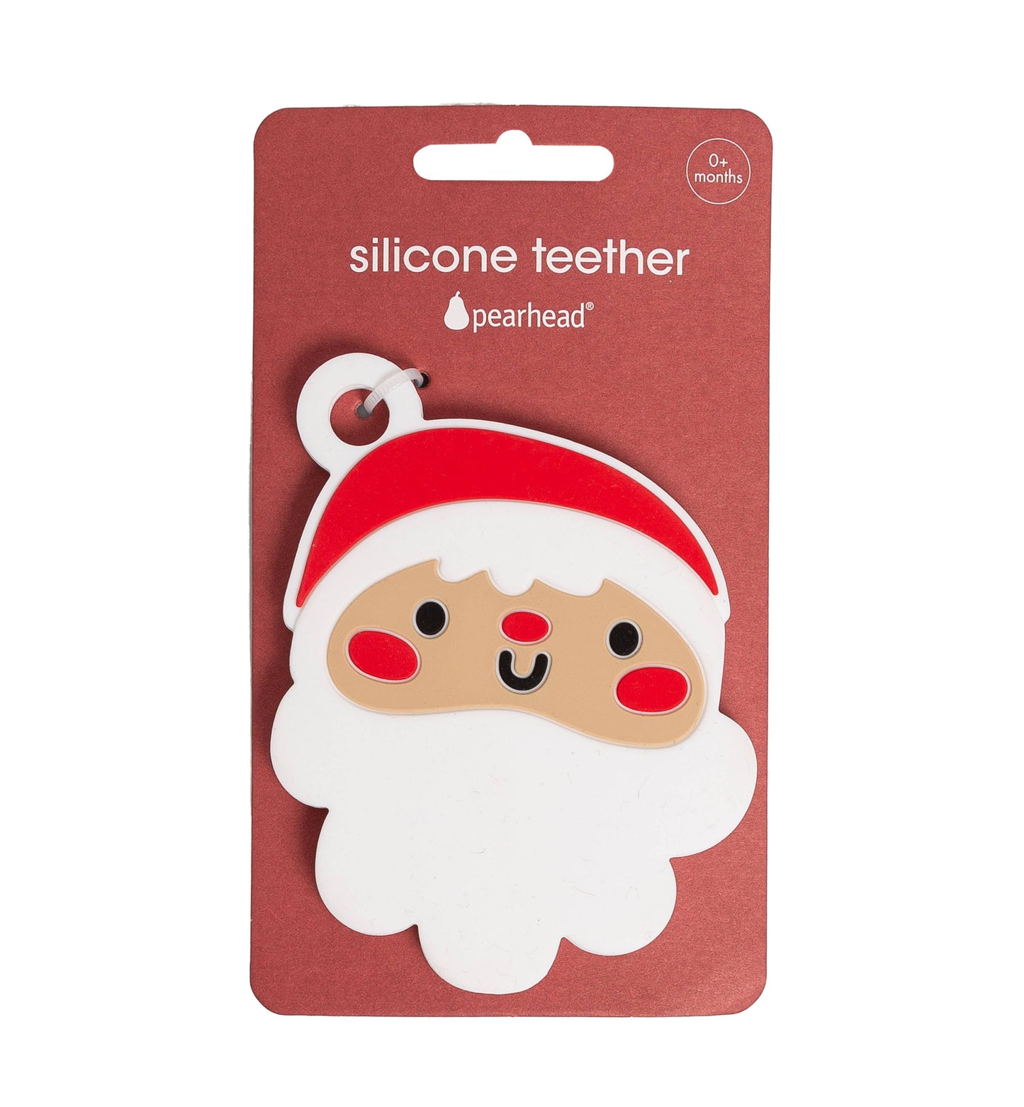 Silicone Christmas Teether, Santa, BPA Free