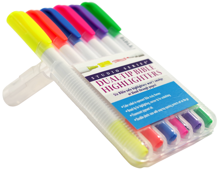 Bible Dual-Tip Highlighters (6-piece Set)