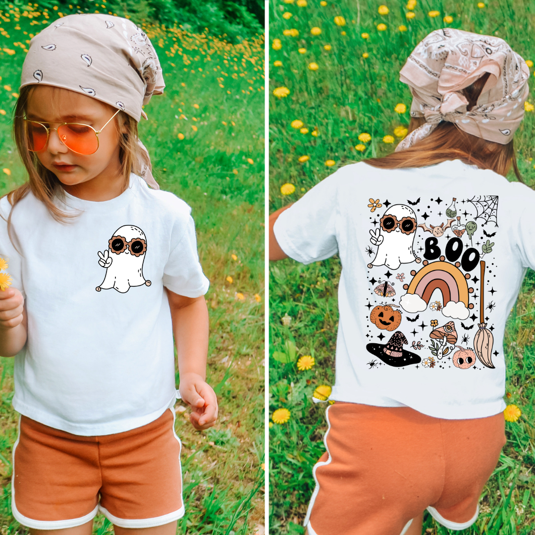 Kids Boo Halloween Shirt