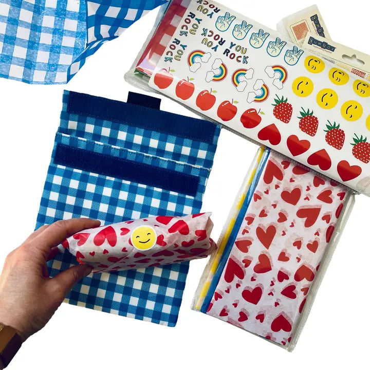 Yumbox Sandwich Paper Wrap - Set of 40 Sheets + Stick