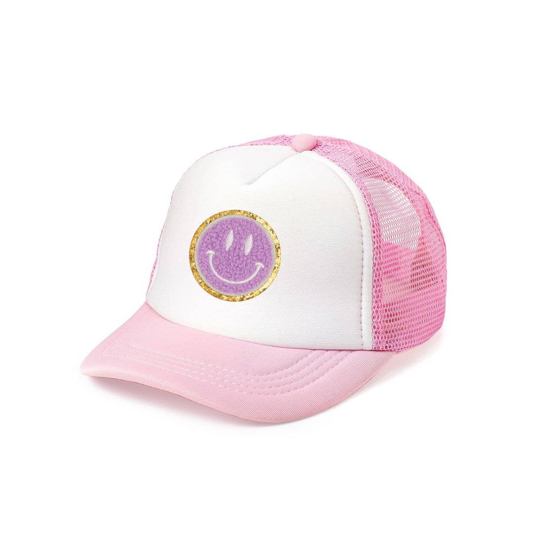 Smile Patch Trucker Hat - Kids Spring Hat