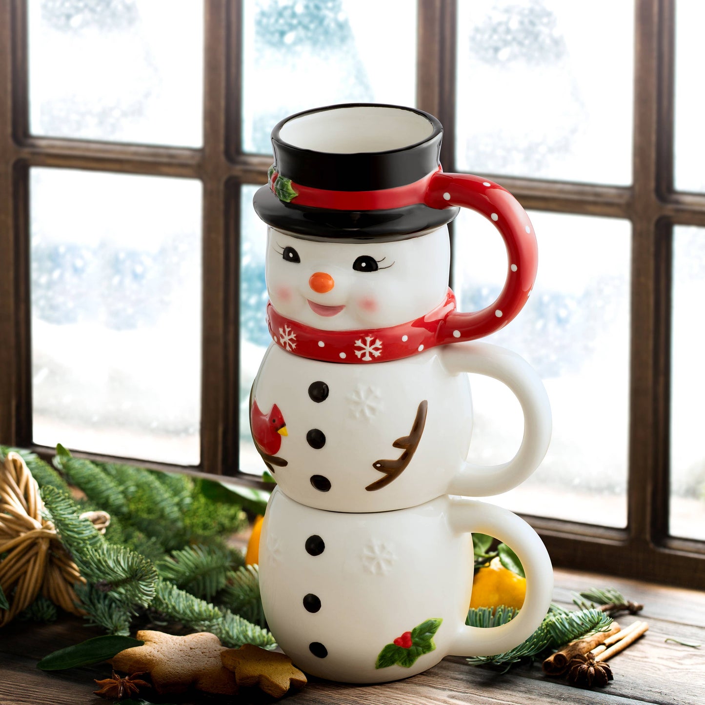 Nostalgic Stacking Mug - Snowman