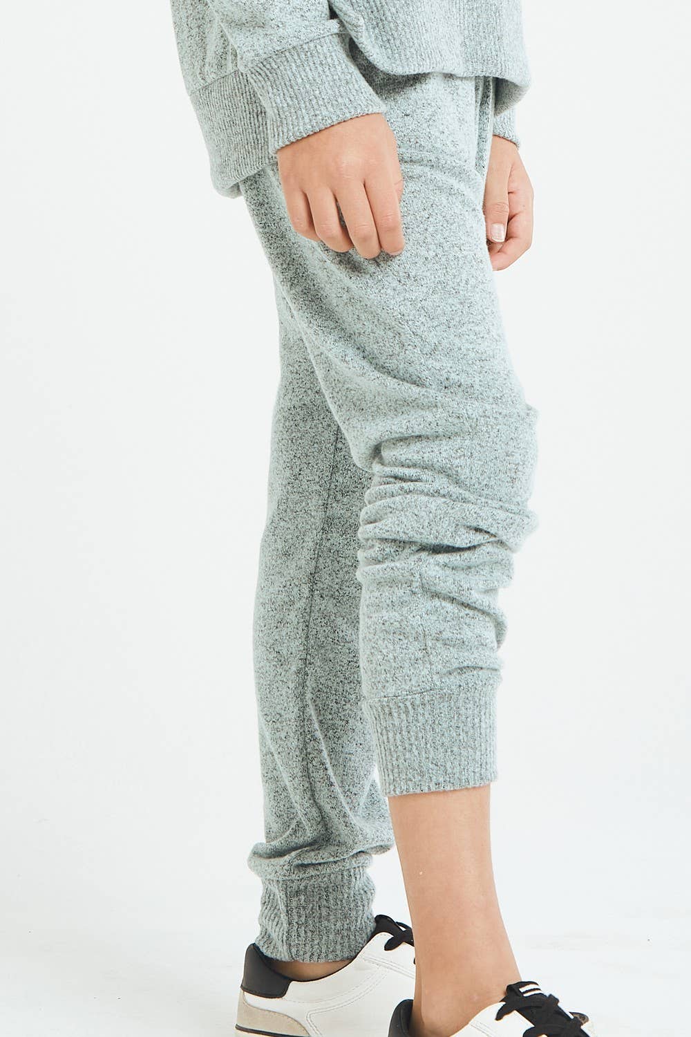 Two Tone Knit Loungewear Sweatpants