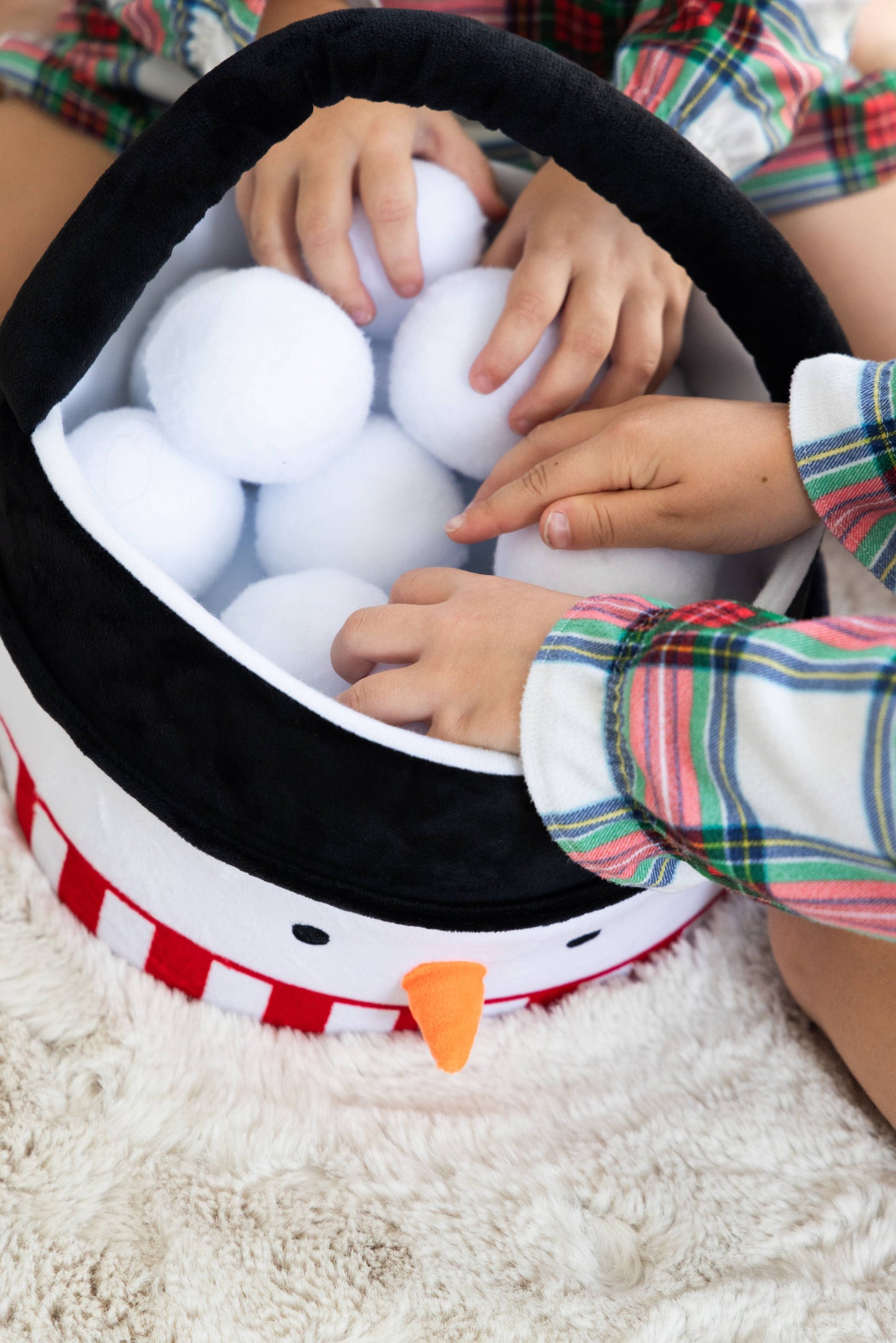 Indoor Snowball Fight Kit, Christmas Kids Games