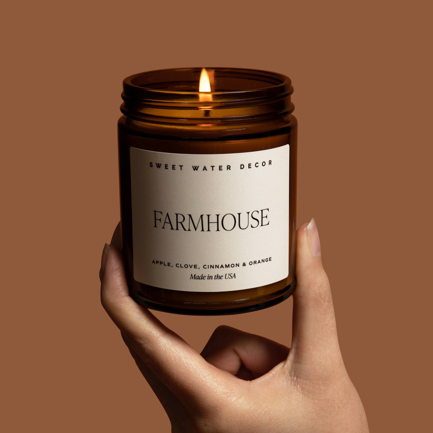 Farmhouse 9 oz Soy Candle - Fall Home Decor & Gifts