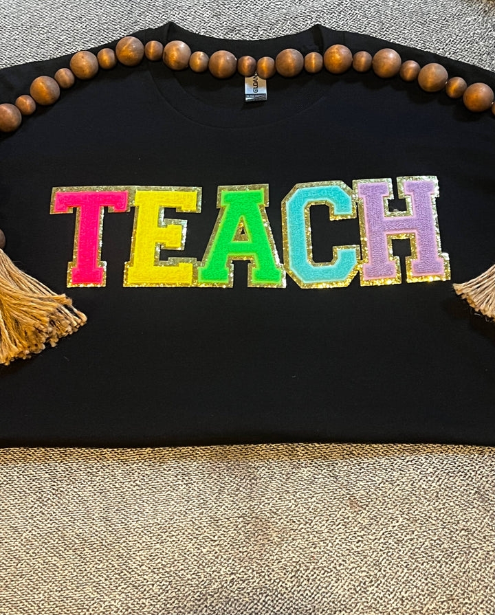 Teach Chenille Sweatshirt