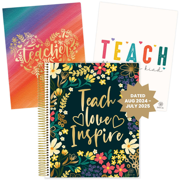 2024-25 Academic Dated Teacher Planner,Interchangeable Cover