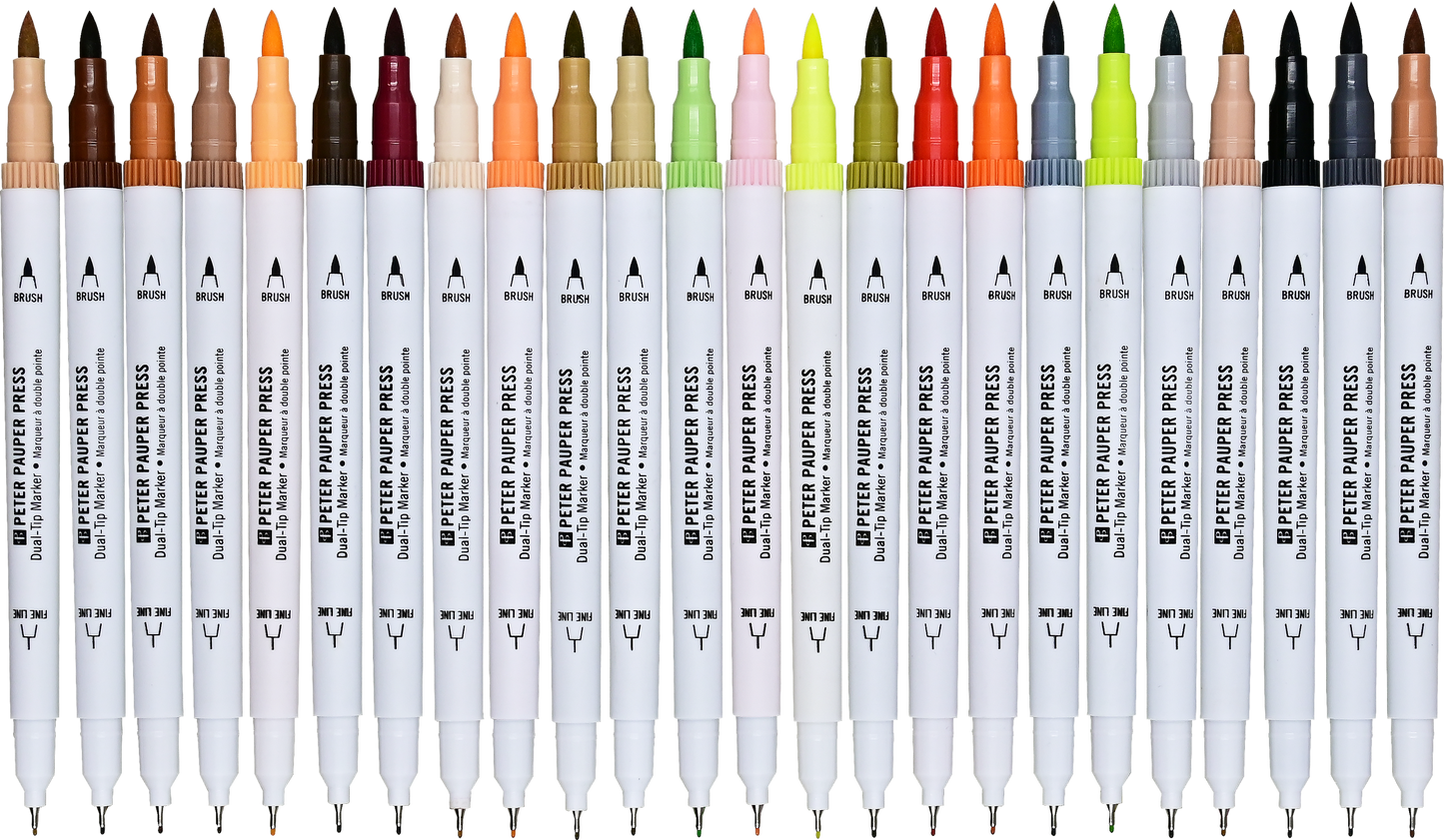 Studio Series Dual-Tip Skin Tone Markers (Set of 24)