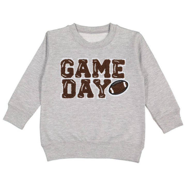 Game Day Patch Sweatshirt - Kids Football Crewneck