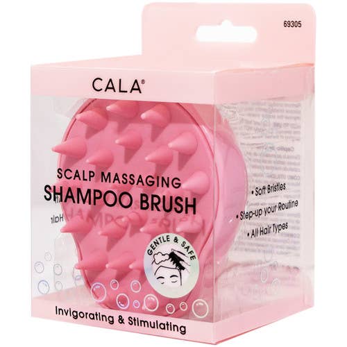 CALA Scalp Massaging Shampoo Shower Hair Brush