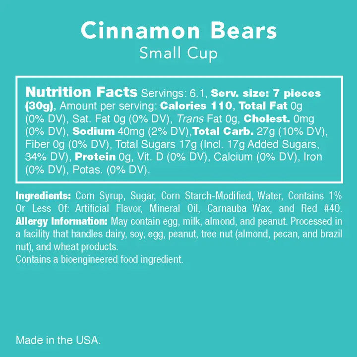 Cinnamon Gummy Bears