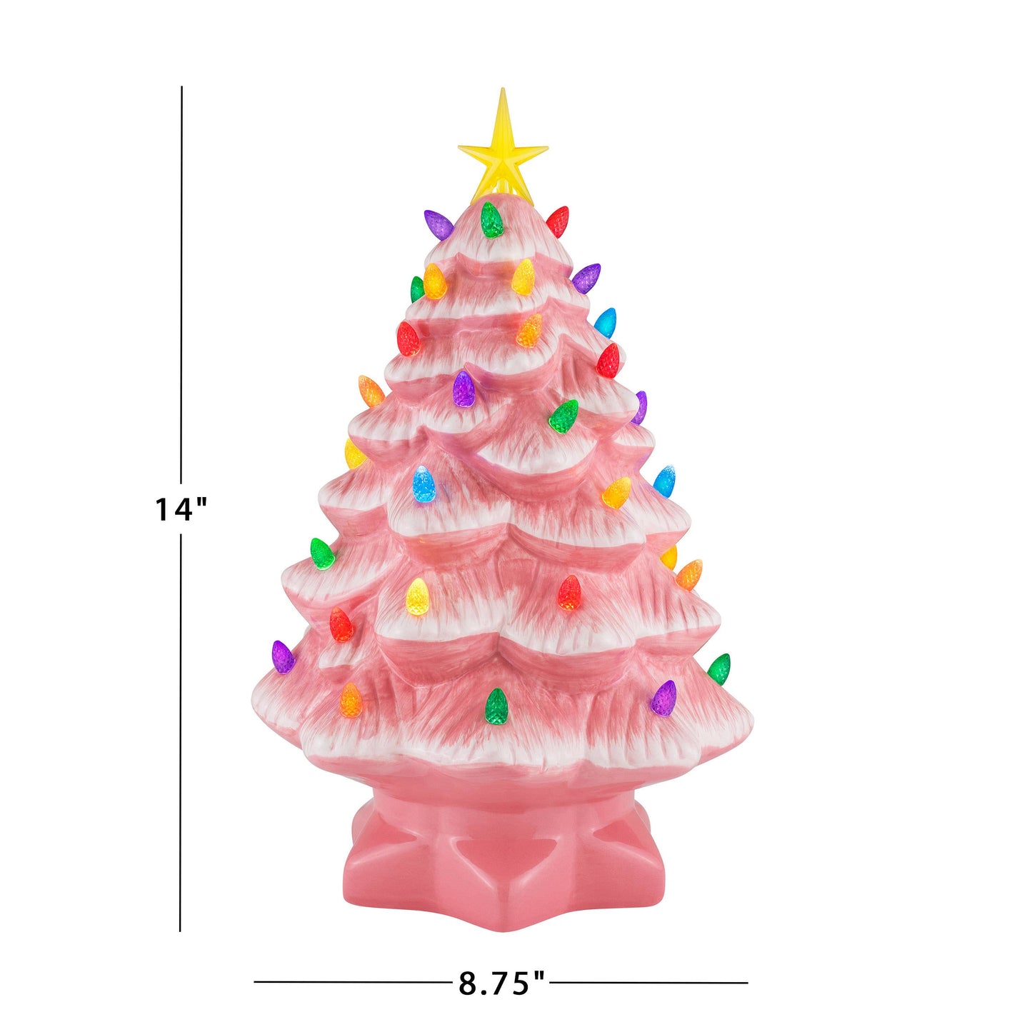 14" Nostalgic Tree - Pink