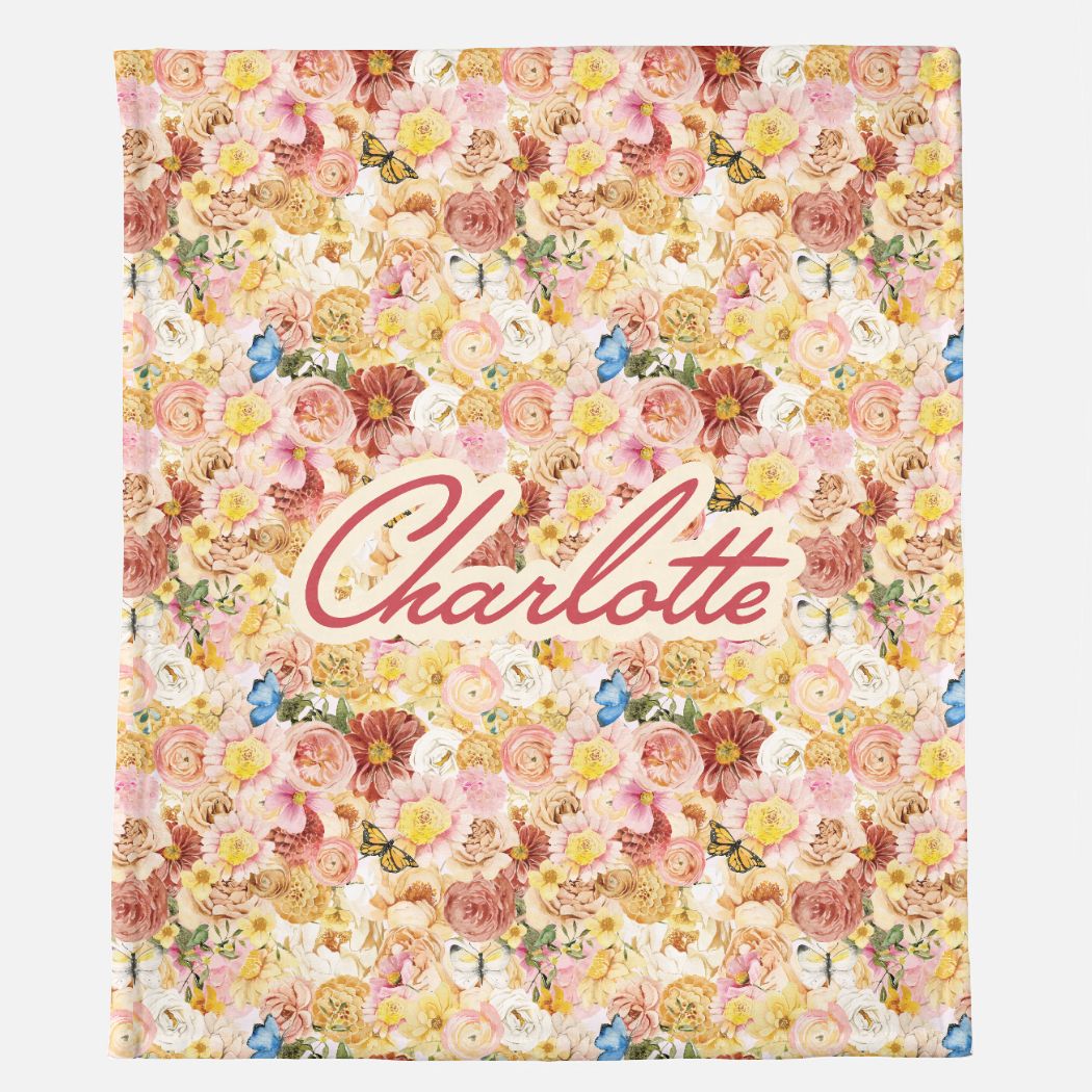 Charlotte Personalized Minky Blanket