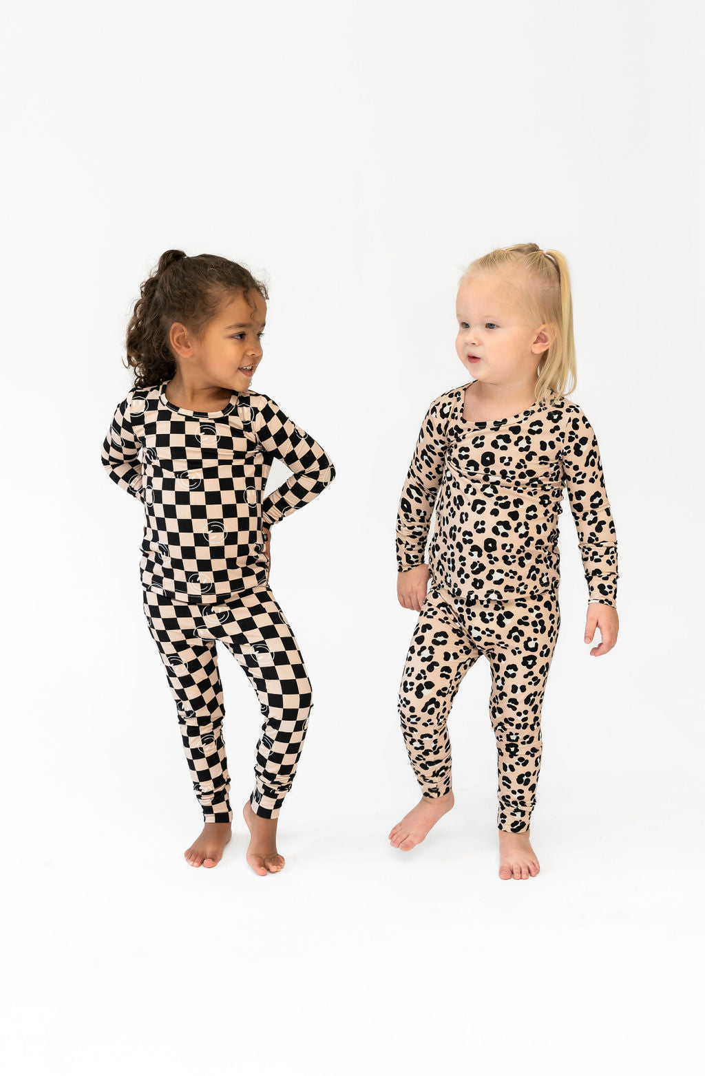 Smiley Checks 2-Piece Pajama Set