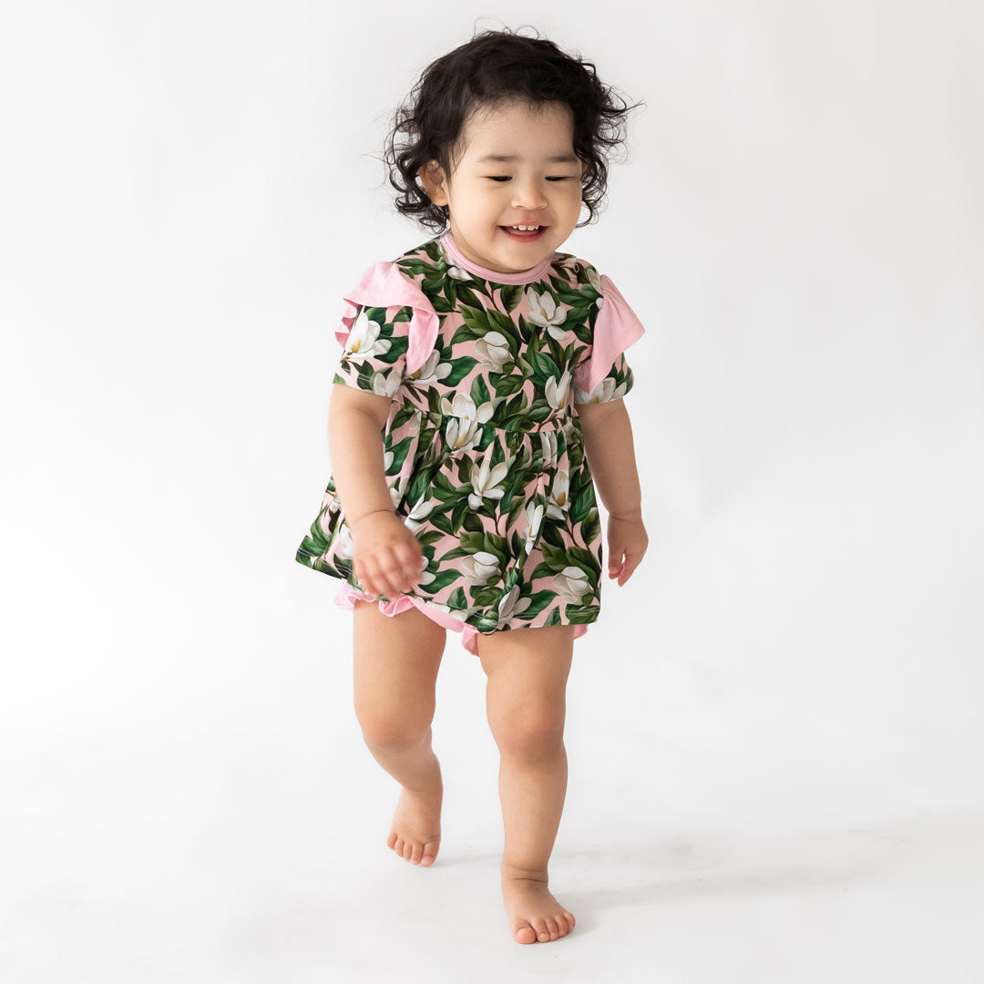 Magnolia Bamboo Peplum + Bummie Set