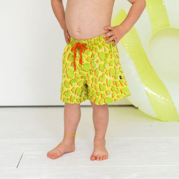 Neon Scribbles Hybrid Kids Shorts