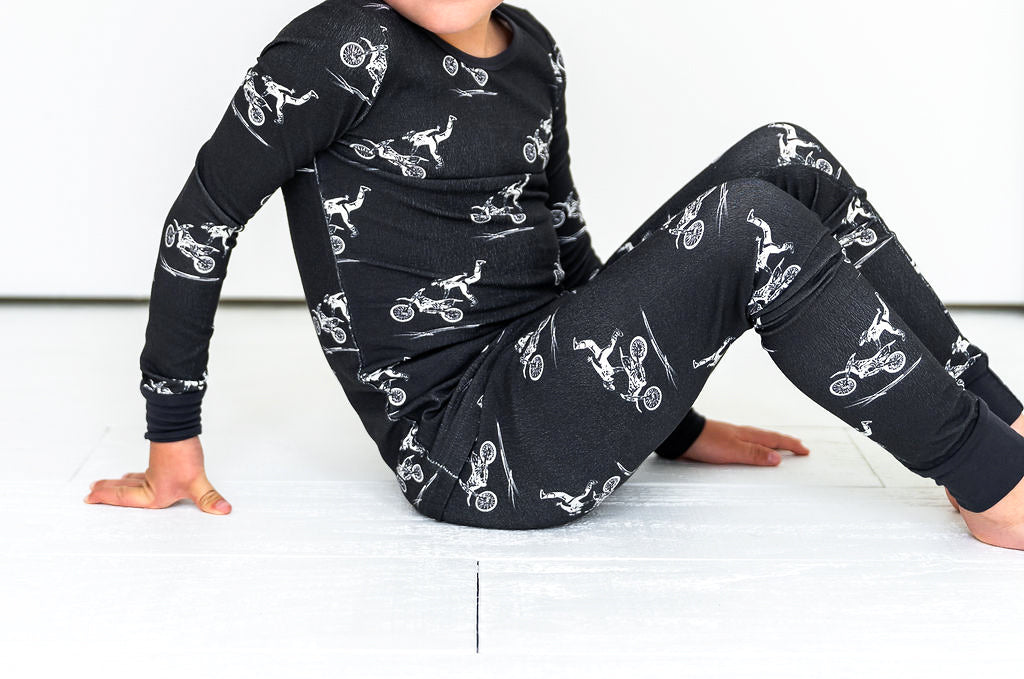 Dirt Bike 2-Piece Pajama Set