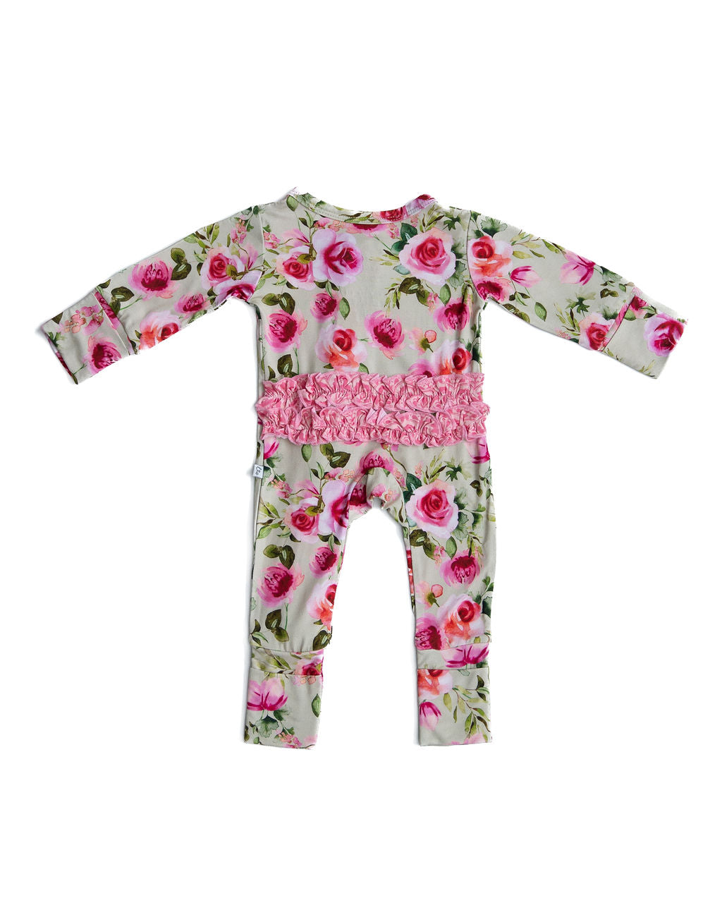 Lochlyn Bamboo Ruffle Convertible Footie