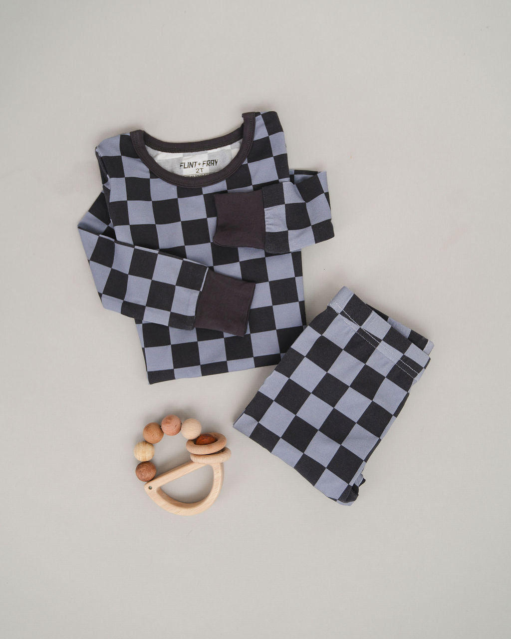 Stone Checkers 2-Piece Pajama Set