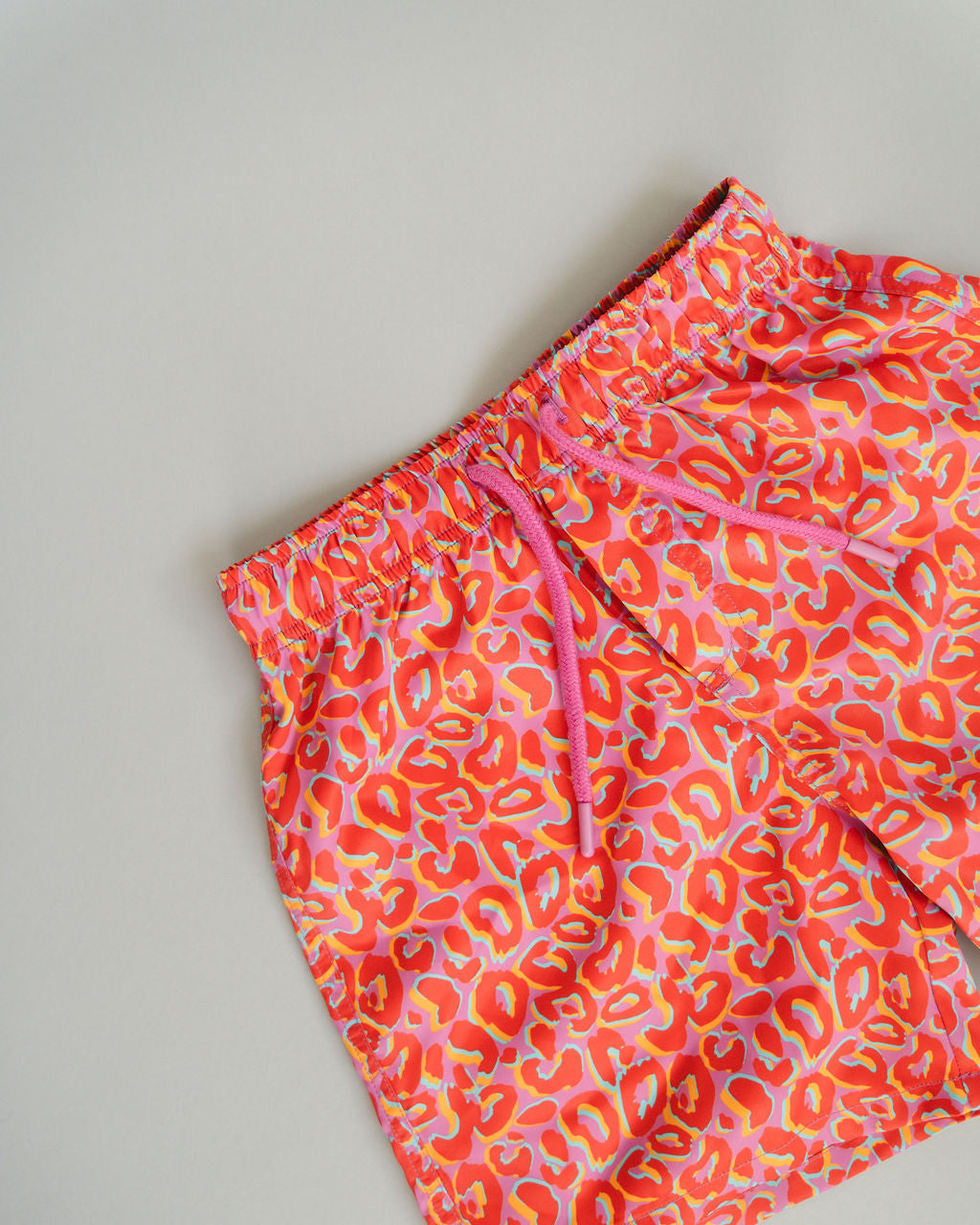 Neon Leopard Hybrid Kids Shorts